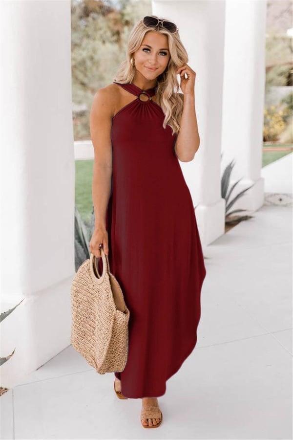 Jezrah | Halter Breeze Dress