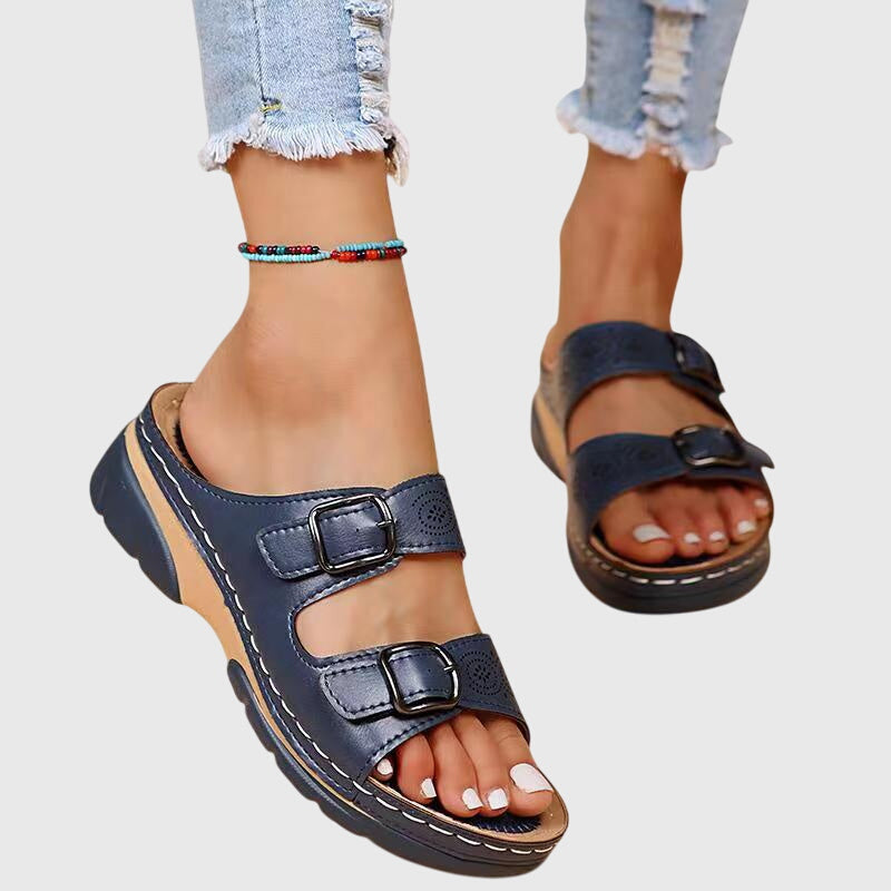 Hannah | Orthopedic Leather Sandals