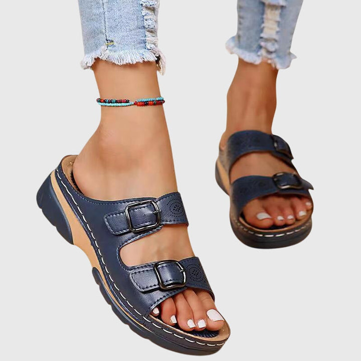 Hannah | Orthopedic Leather Sandals