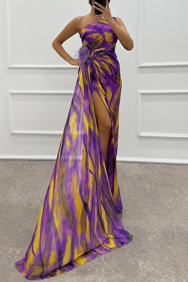 Sandra | Vibrant Draped Dress