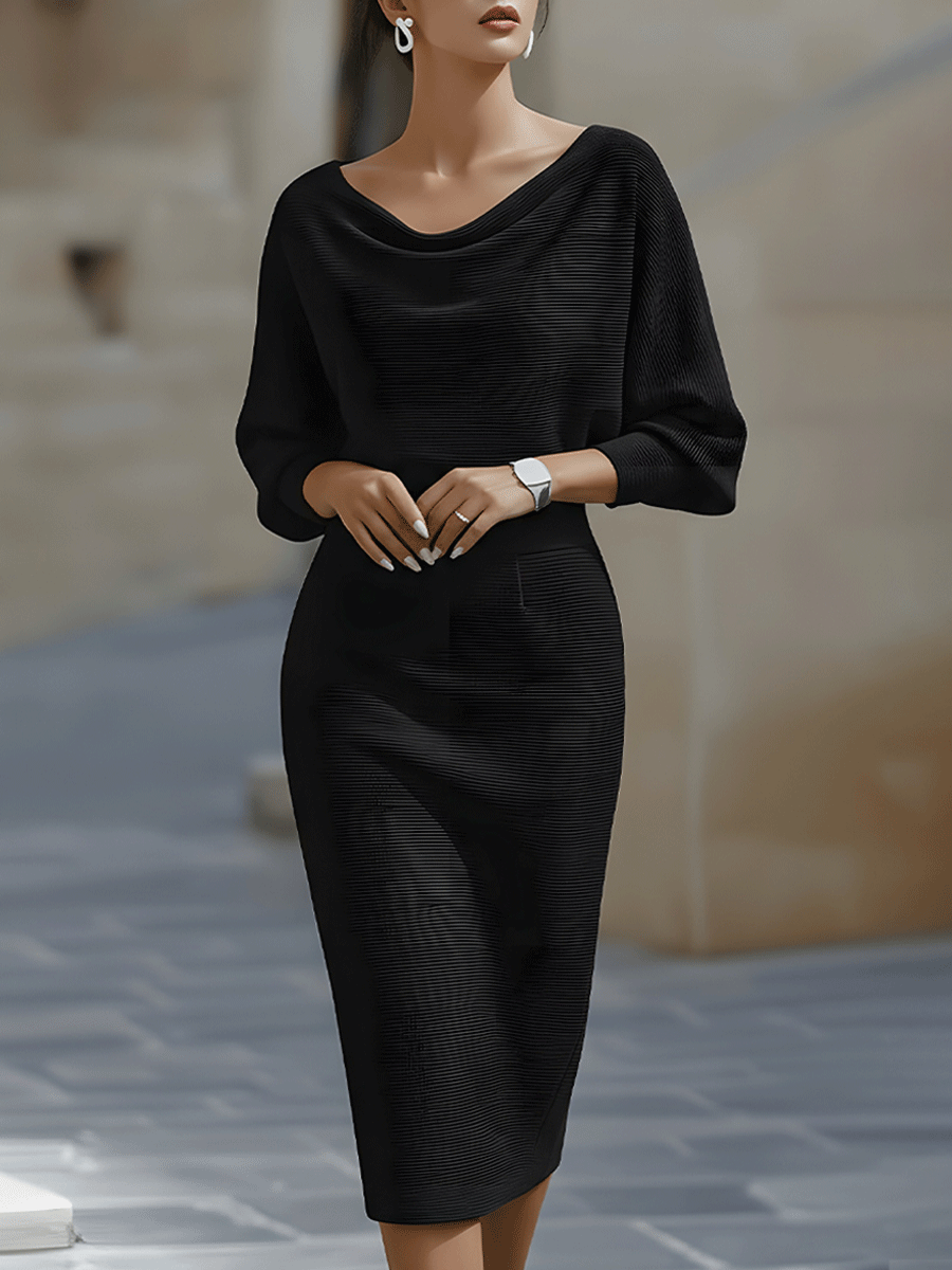 Loretta | Elegant Everyday Midi Dress