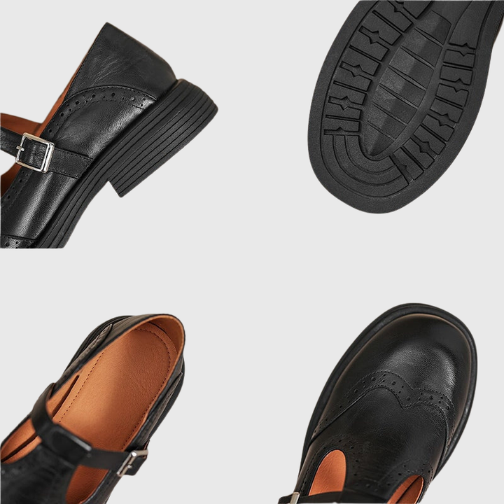 Sasha | Leather Mary Janes