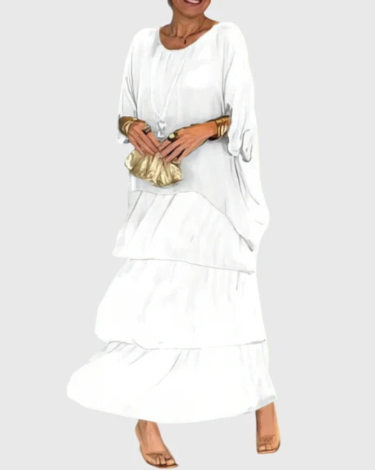 Carmel | Elegant Flowing Maxi Dress