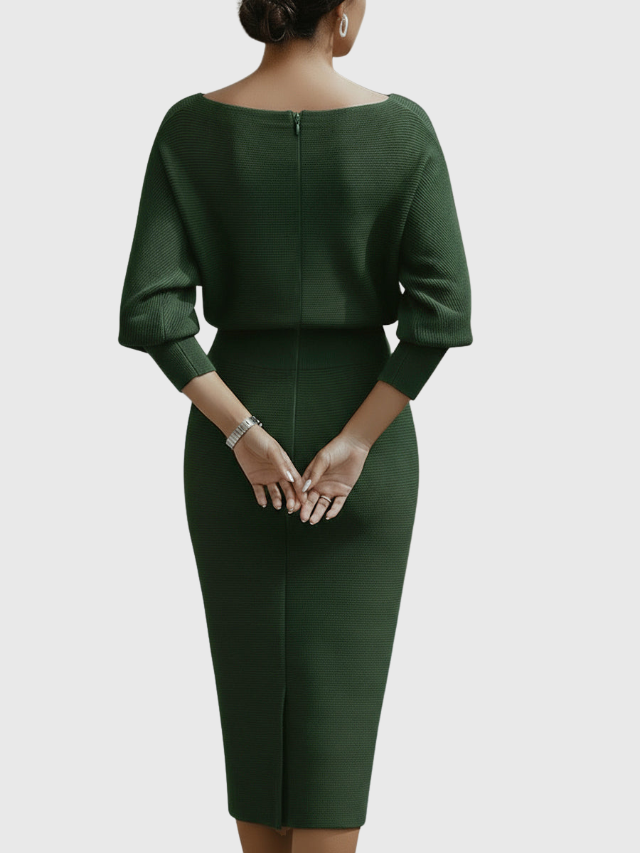 Loretta | Elegant Everyday Midi Dress