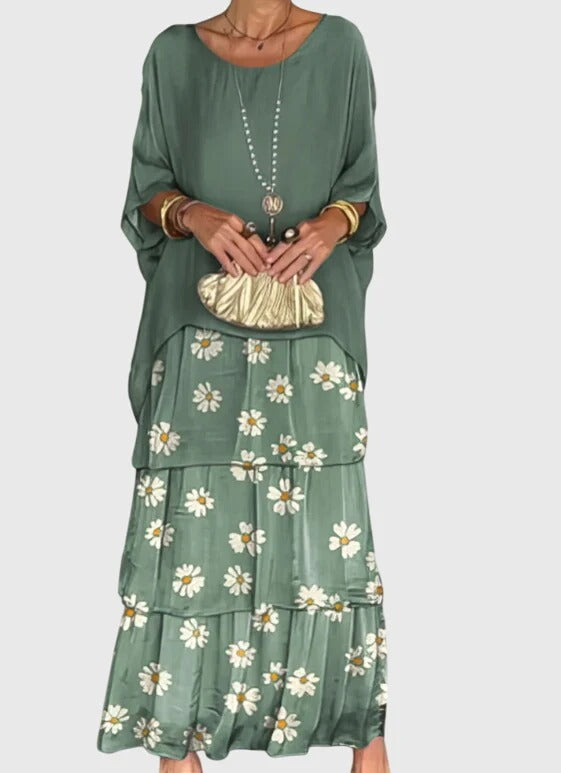Carmel | Elegant Flowing Maxi Dress