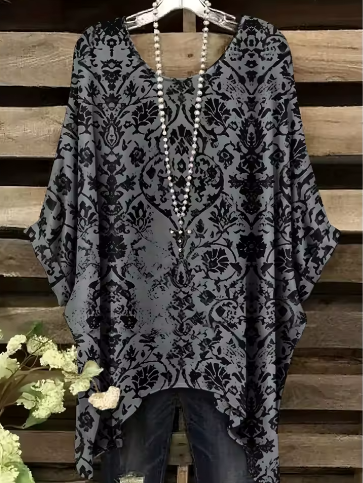 Faye | Vintage Bohemian Floral Print Women's T-Shirt