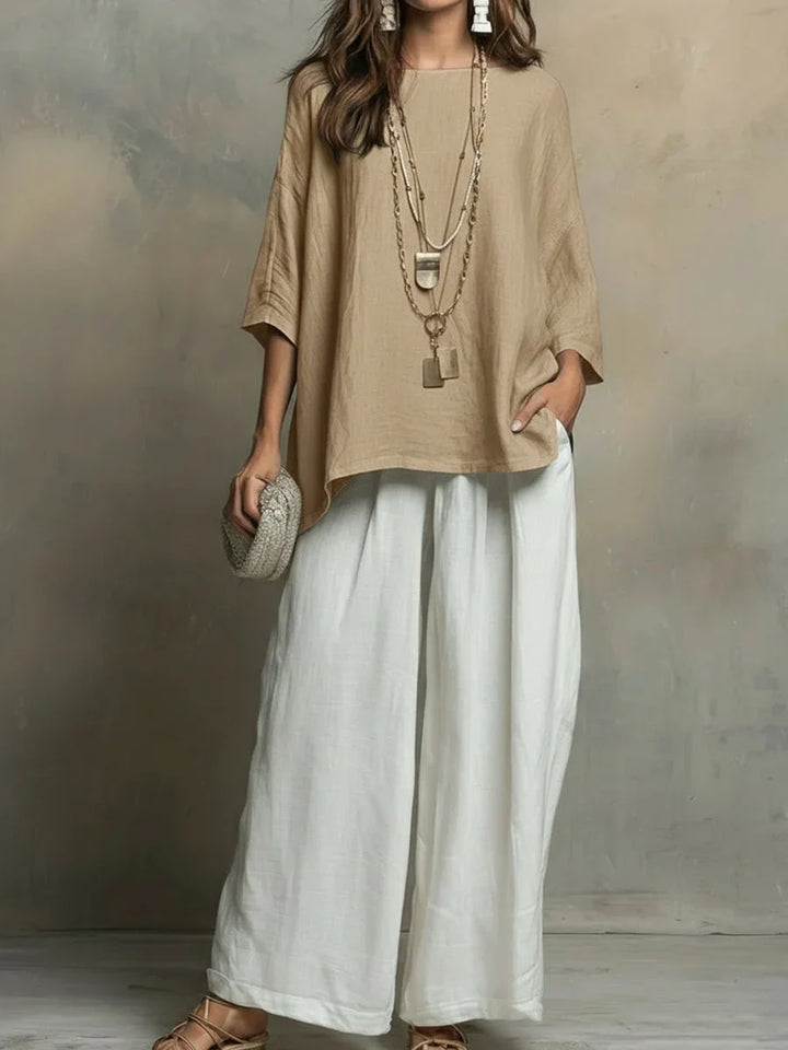 Basha | Linen Two Piece Set