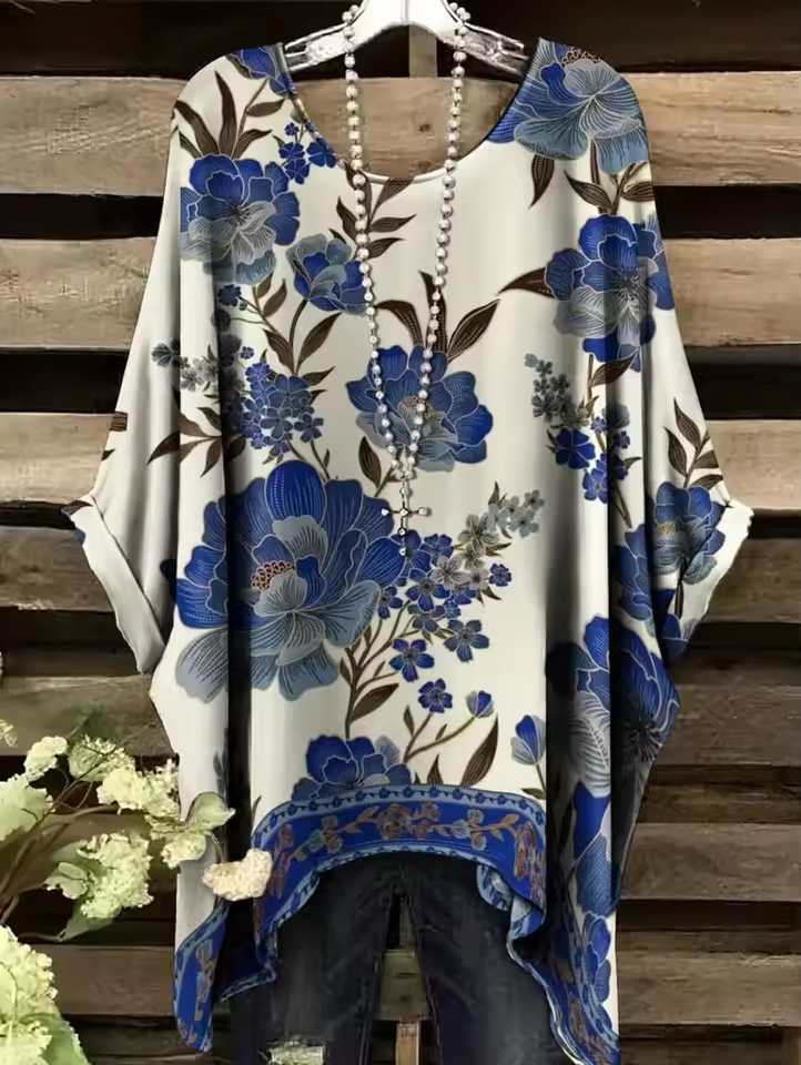 Linden | Vintage Bohemian Floral Print Women's T-Shirt
