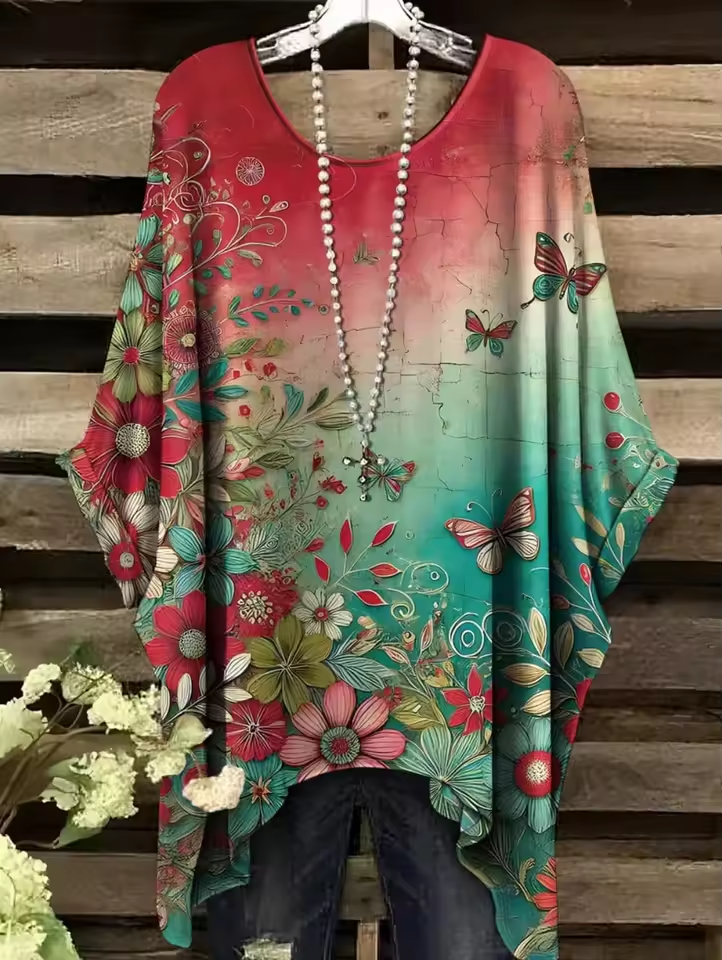 Josefina | Vintage Bohemian Floral Print Women's T-Shirt