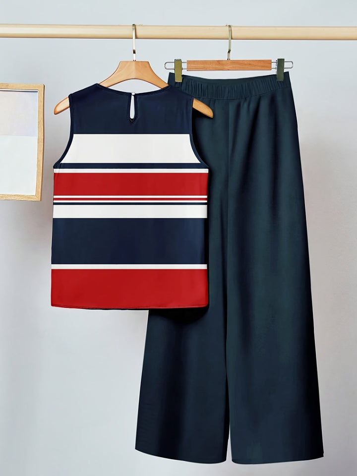 Sierra | Striped Old Money Set