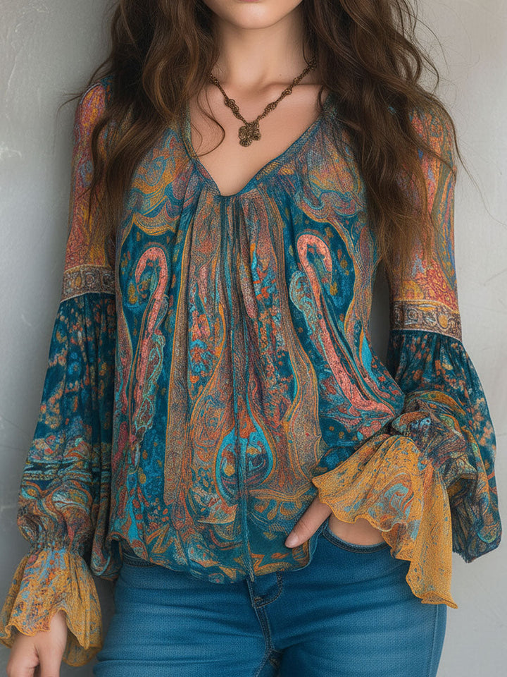 Clara | Bohemian Flow Blouse
