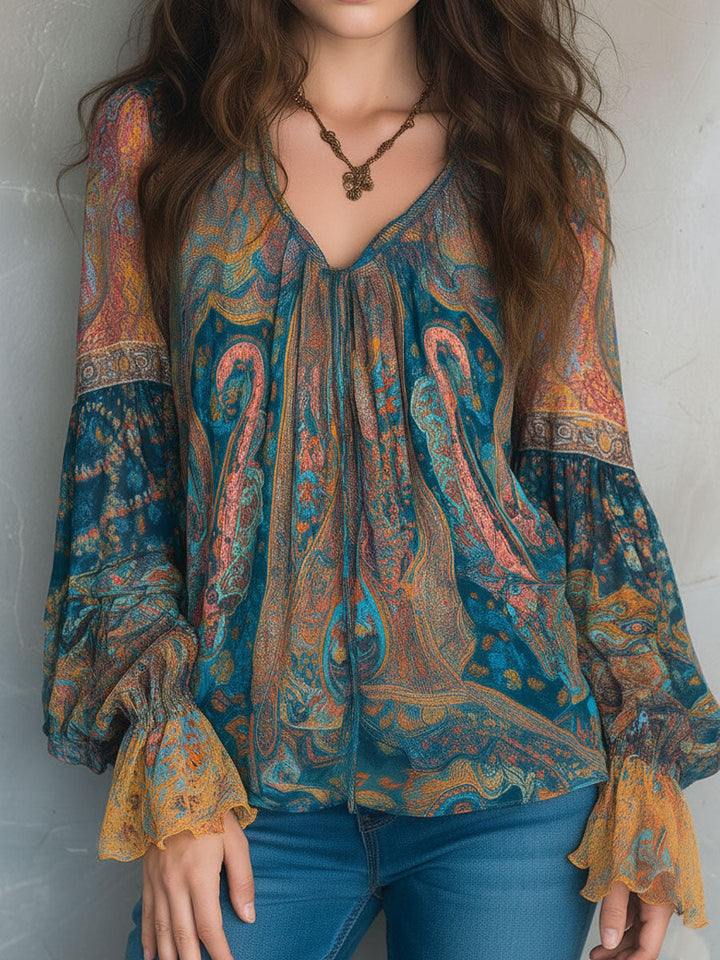 Clara | Bohemian Flow Blouse