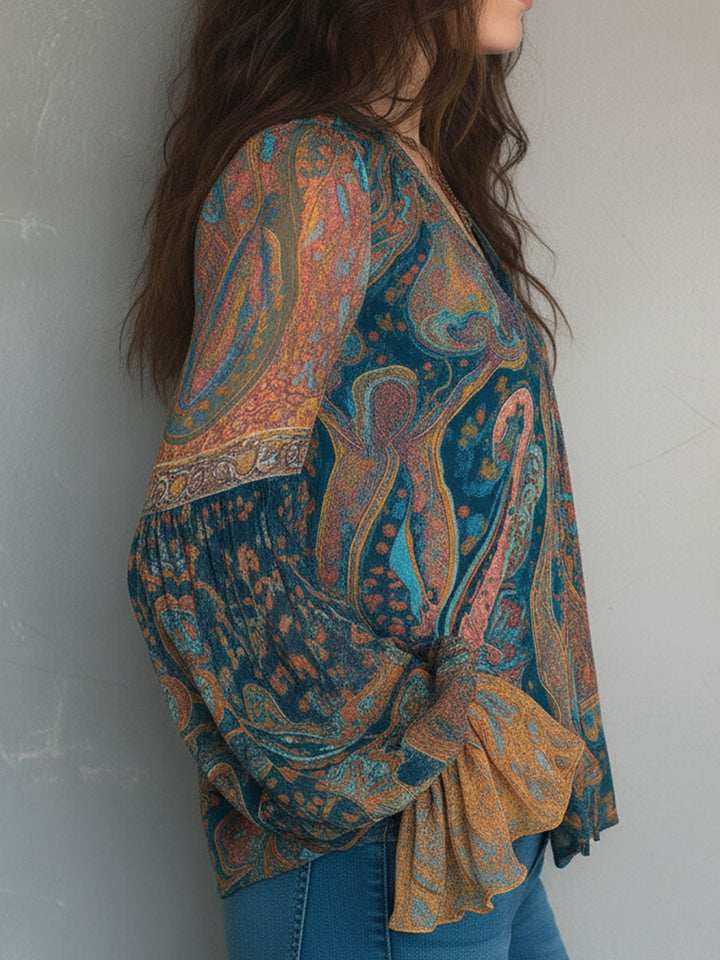 Clara | Bohemian Flow Blouse
