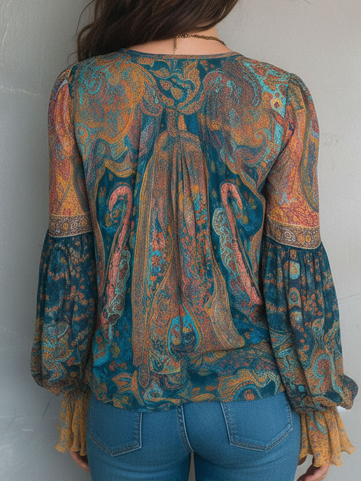 Clara | Bohemian Flow Blouse