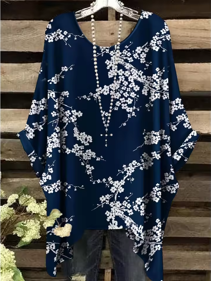 Laila | Vintage Bohemian Floral Print Women's T-Shirt