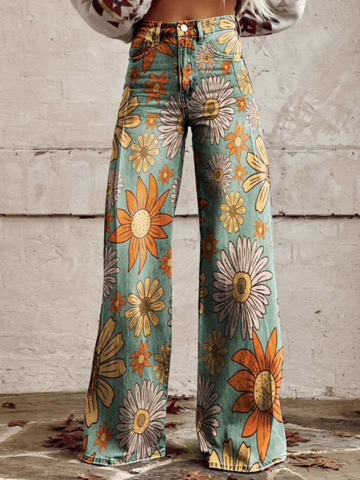 Cirilla™ Floral Print Palazzo Pants
