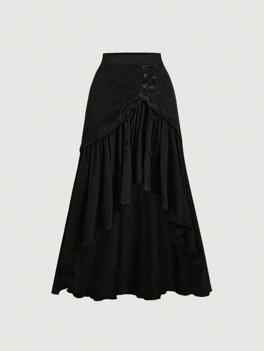 Ellie | Boho Western Wrap Skirt