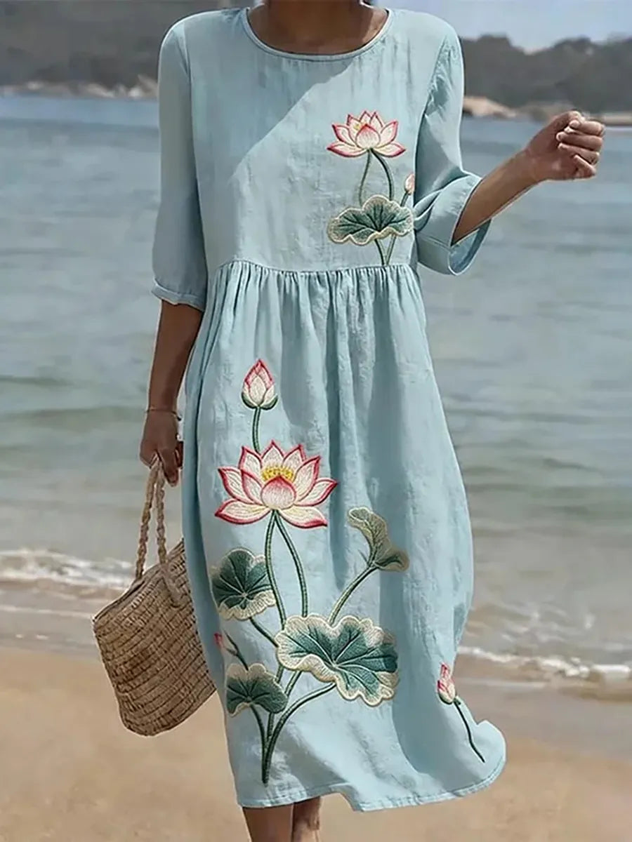 Valerie | Casual Women's Dress with Floral Print