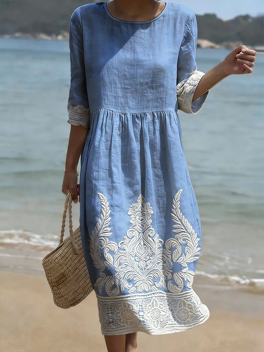 Vanessa | Casual Women's Dress with Floral Print