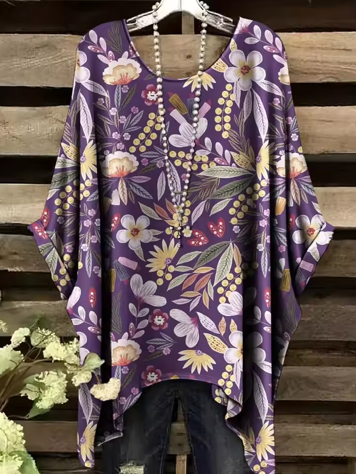 Pearl | Vintage Bohemian Floral Print Women's T-Shirt