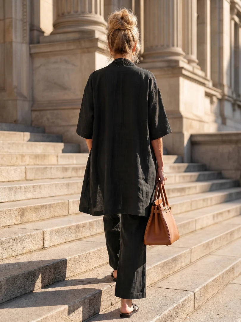 Linnea | Effortless Linen-Cotton Three-Piece Set