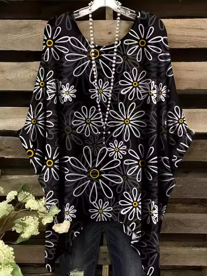 Cheryl | Vintage Bohemian Floral Print Women's T-Shirt