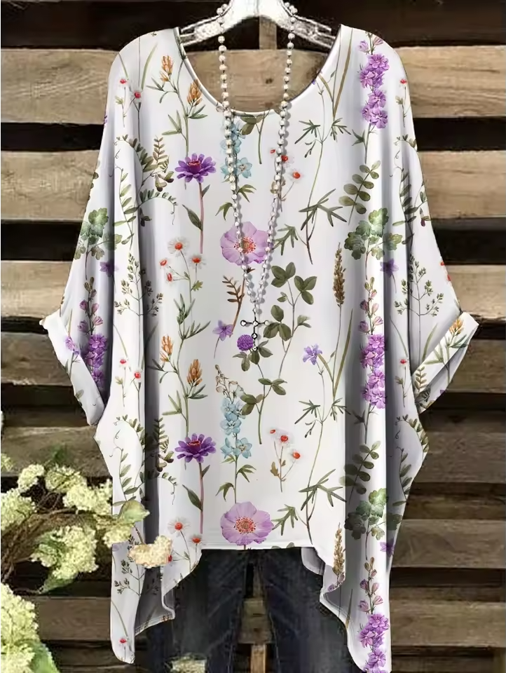 Blair | Vintage Bohemian Floral Print Women's T-Shirt