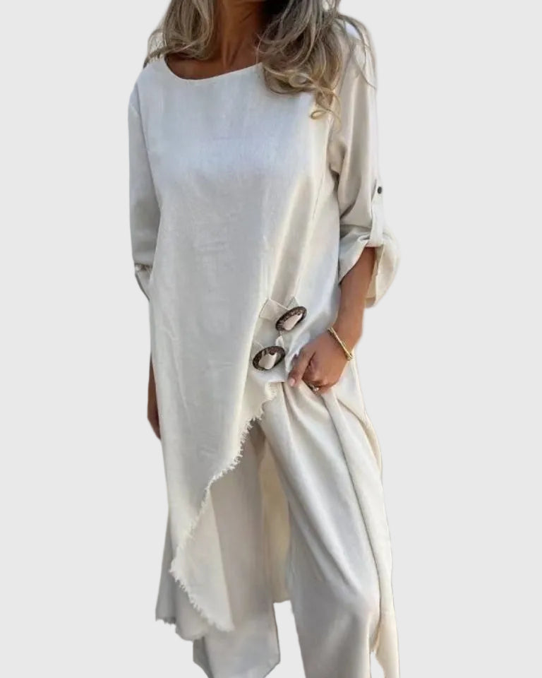 Vicki | Relaxed Linen Blend Set