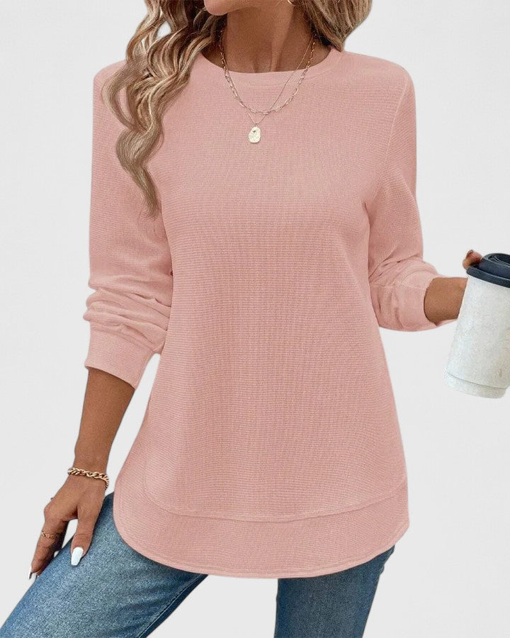 Mariana | Elegant O-Neck Long Sleeve