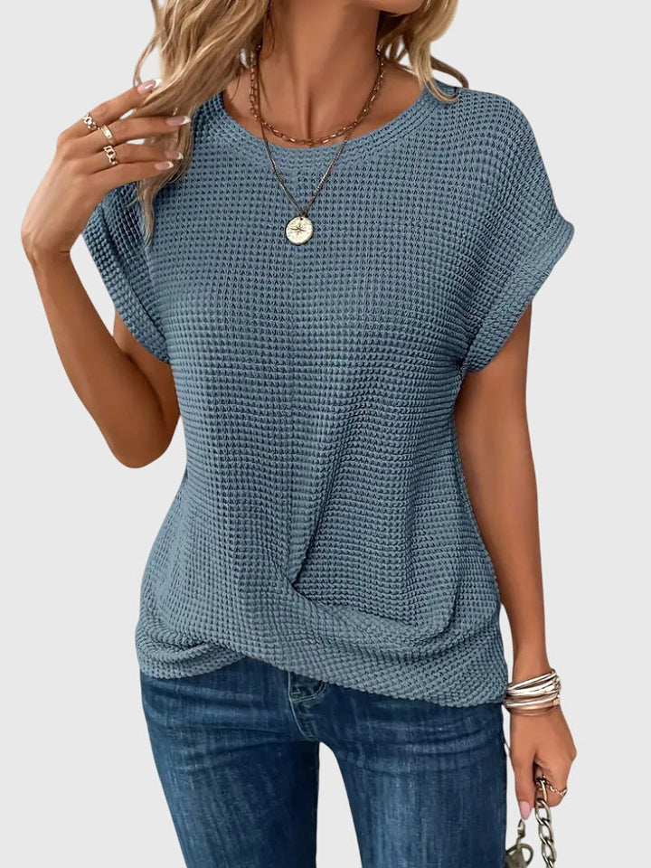 Bristol | Elegant Blouse with Crew Neck