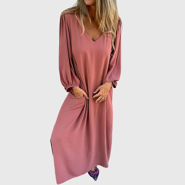 Erika | Long Boho Dress with Pockets