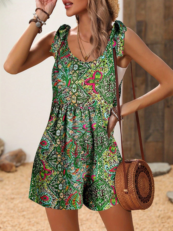 Morgan | Boho Print Jumpsuit