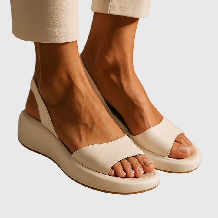 Ivory │ Open-Toe & Non-Slip Sandals