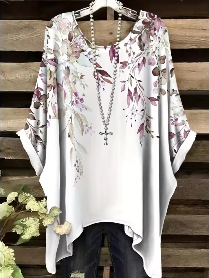 Blythe | Vintage Bohemian Floral Print Women's T-Shirt