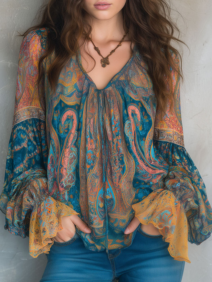Clara | Bohemian Flow Blouse