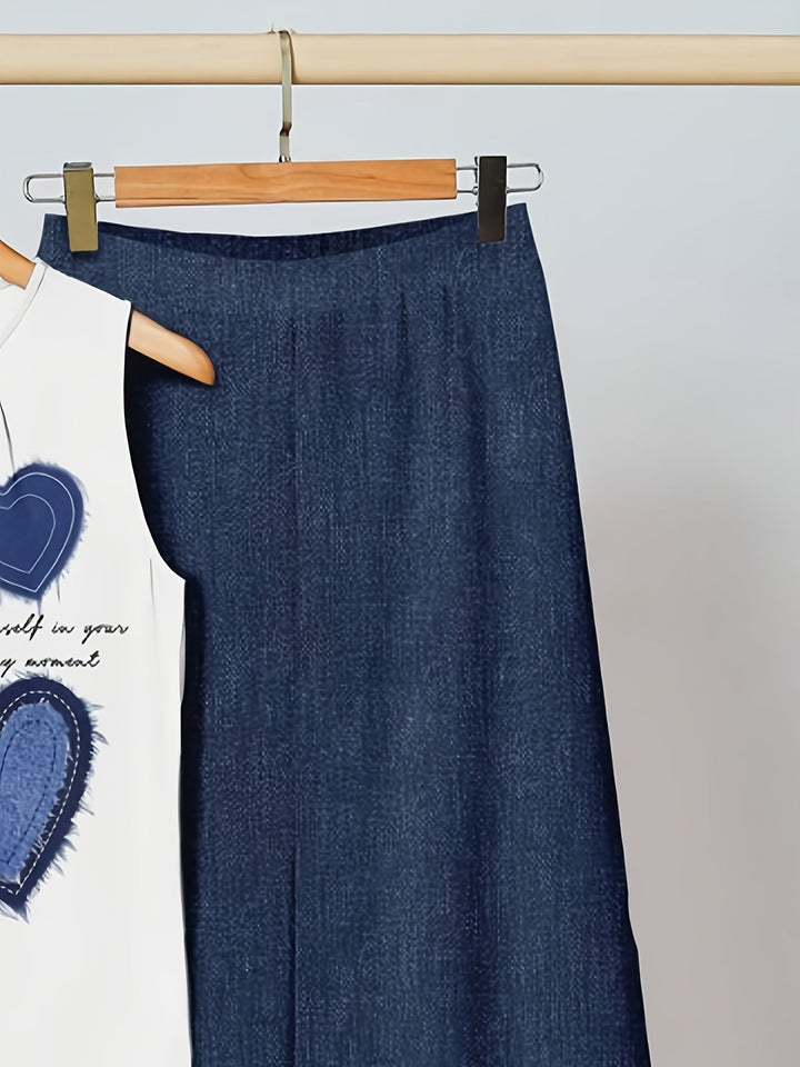 Vanessa | Minimalist Heart Two-Piece Set