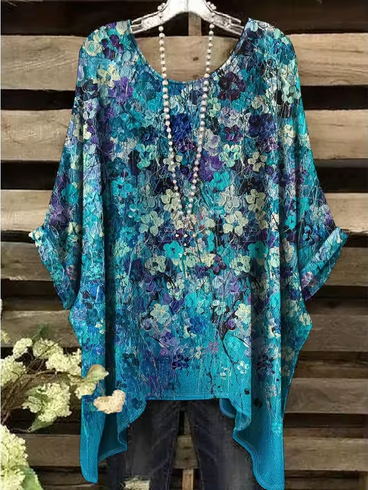 Judith | Vintage Bohemian Floral Print Women's T-Shirt