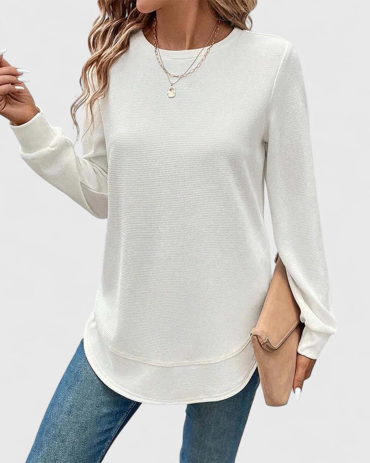 Mariana | Elegant O-Neck Long Sleeve