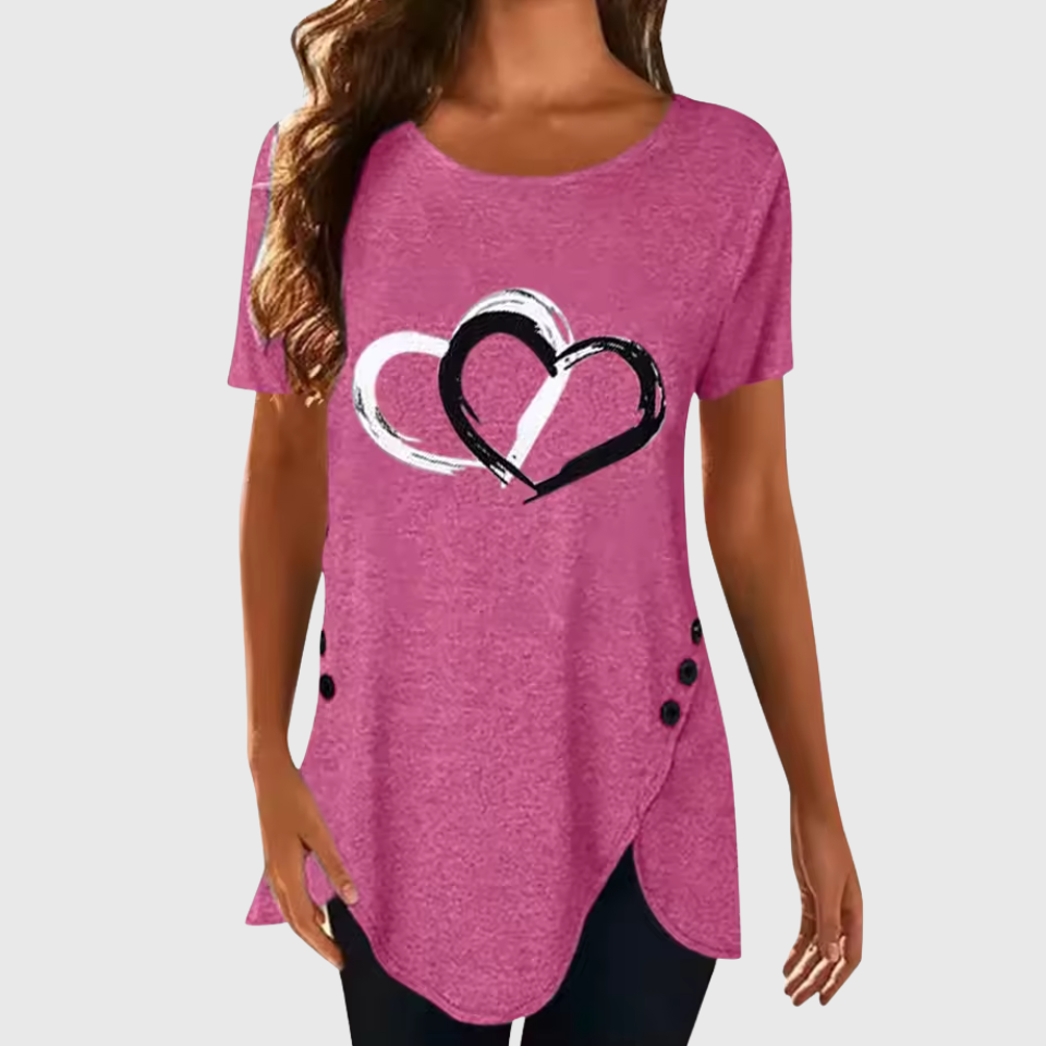 Alissa | Loose Casual O-Neck Shirt