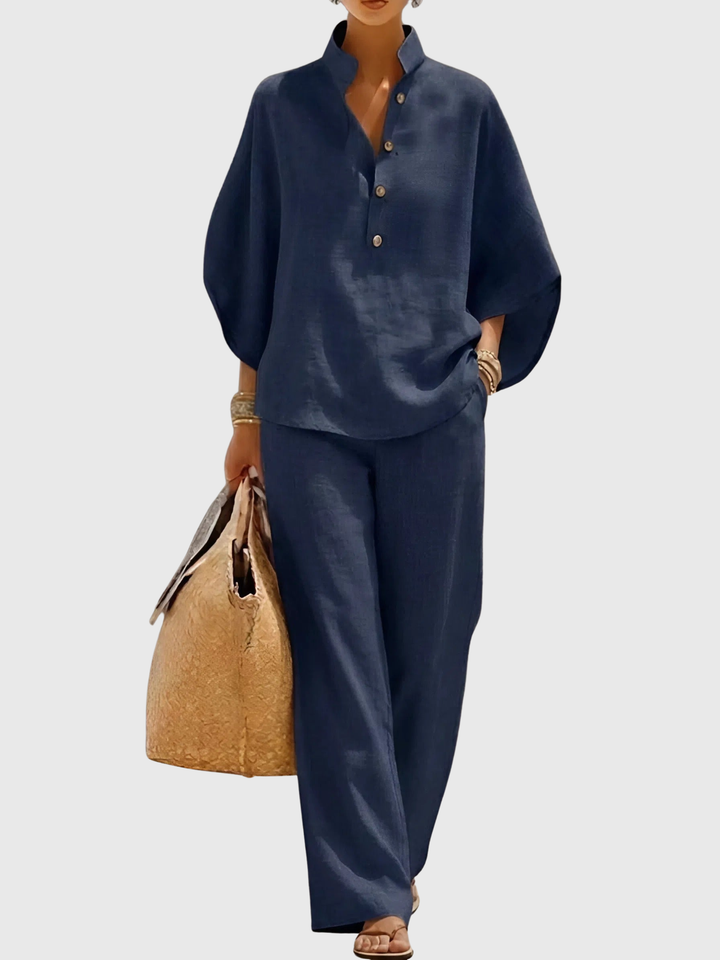 Elaine | Linen Cotton Two-Piece Set