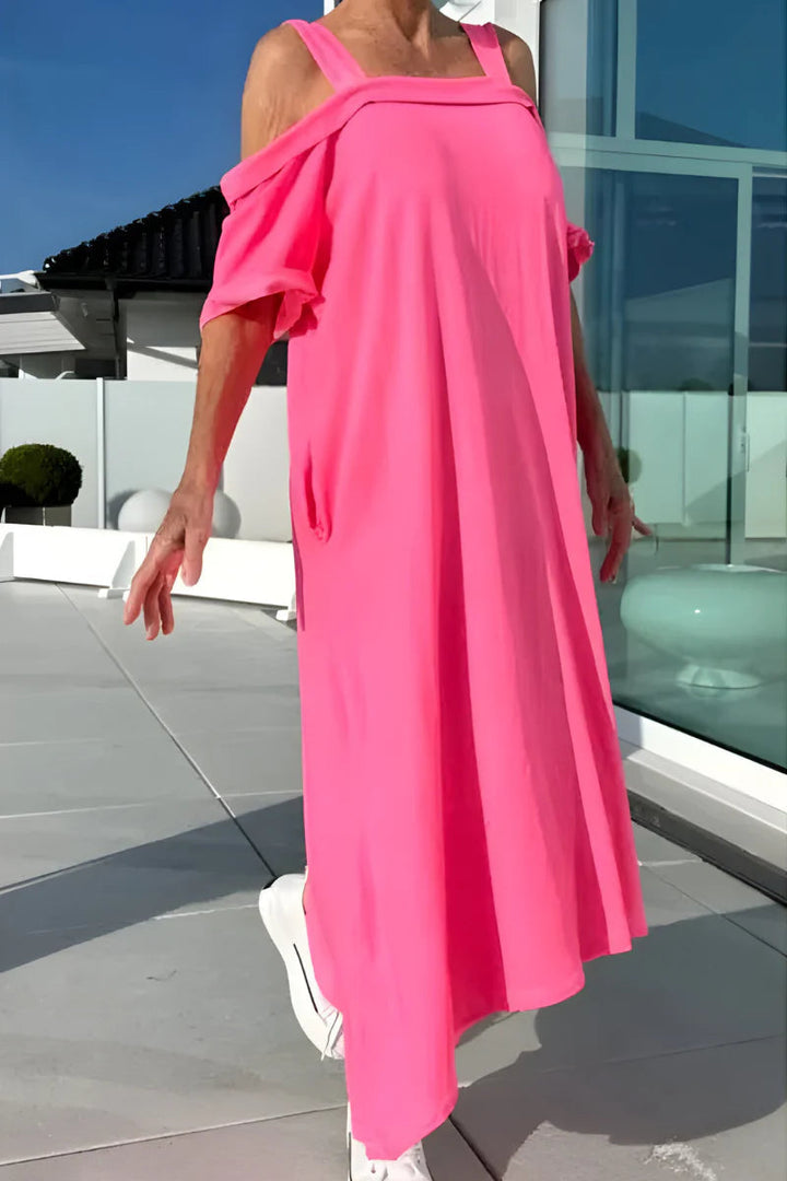 Shaira | Long Off-Shoulder Summer Dress