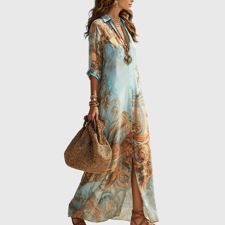 Lorna | Maxi Shirt Dress