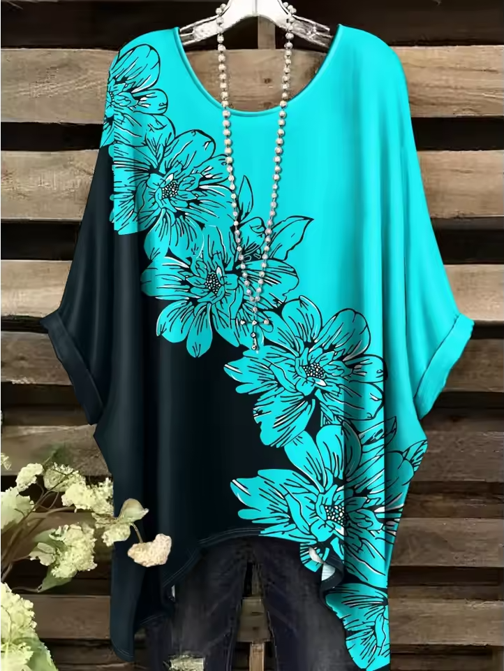 Wilma | Vintage Bohemian Floral Print Women's T-Shirt