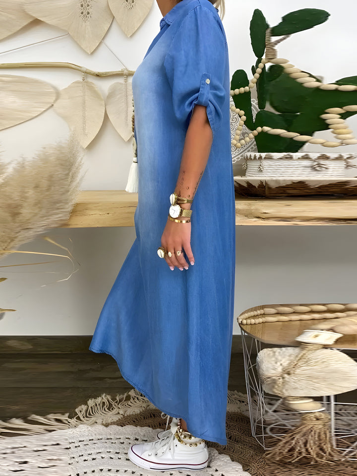 Lexi | Chic Denim Maxi Dress