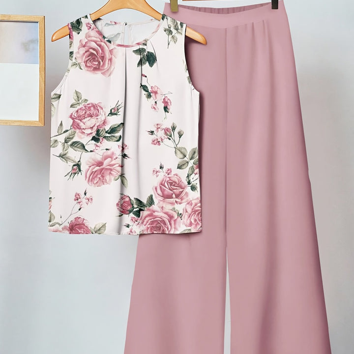 Kristen | Floral Print Two-Piece Set