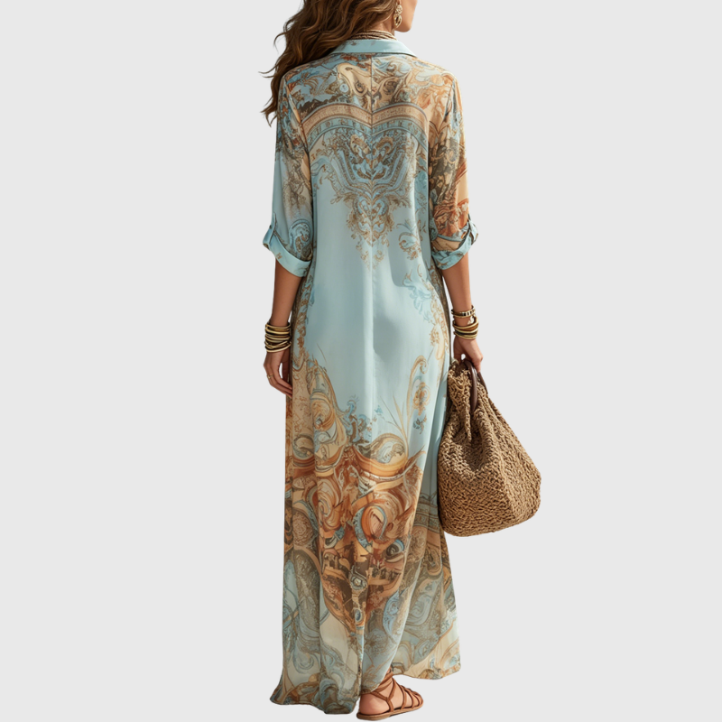Lorna | Maxi Shirt Dress