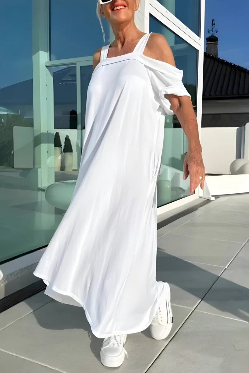 Shaira | Long Off-Shoulder Summer Dress