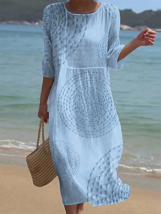 Roxanne | Embroidered Casual Dress For Women