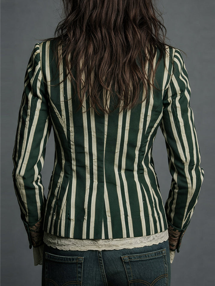 Kayla  | Bohemian Striped Blazer