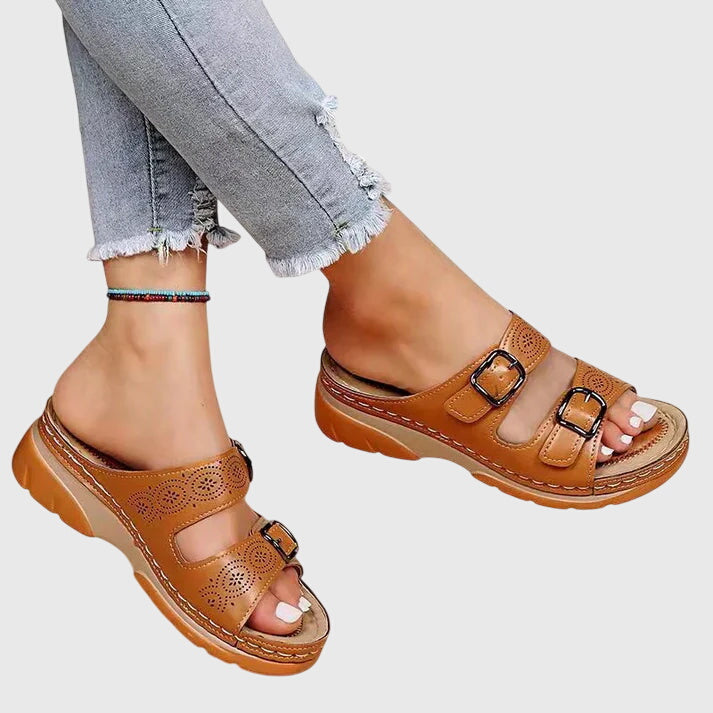 Hannah | Orthopedic Leather Sandals
